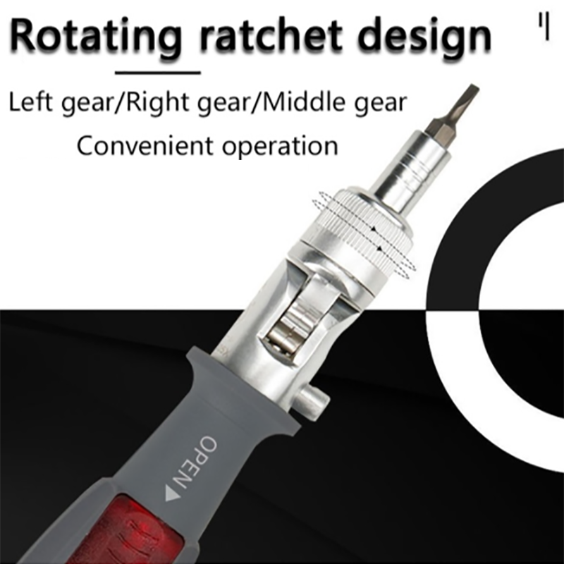 Hellohobot - Rotatable ratchet screwdriver set