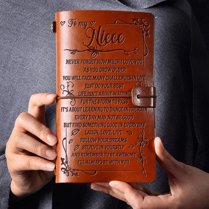 Hellohobot - Vintage Engraved Journal (Pages Included)