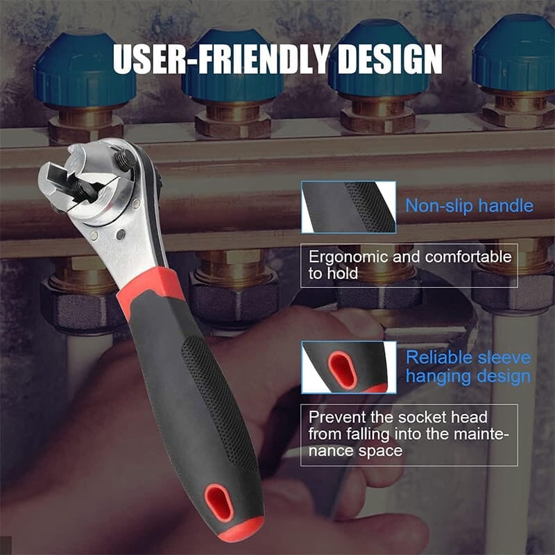 🔥Hot sale🔥Adjustable Ratchet Wrench