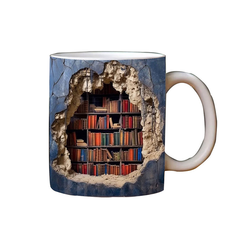 🔥Hot Sale🔥3D Bookshelf Mug