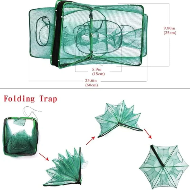 🔥Hot sale promotion 58% OFF✨Automatic folding reinforced fishing net