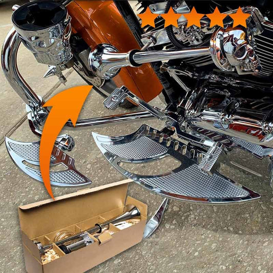 🔥Hot Sale🔥Motorcycle Horn + Mounting Hardware and Complete Wiring Kit