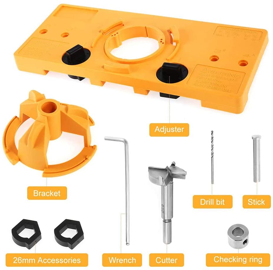 🔥Hot Sale🔥35mm Concealed Hinge Jig kit