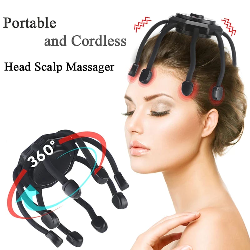 Hellohobot - Electric Octopus Head Massager