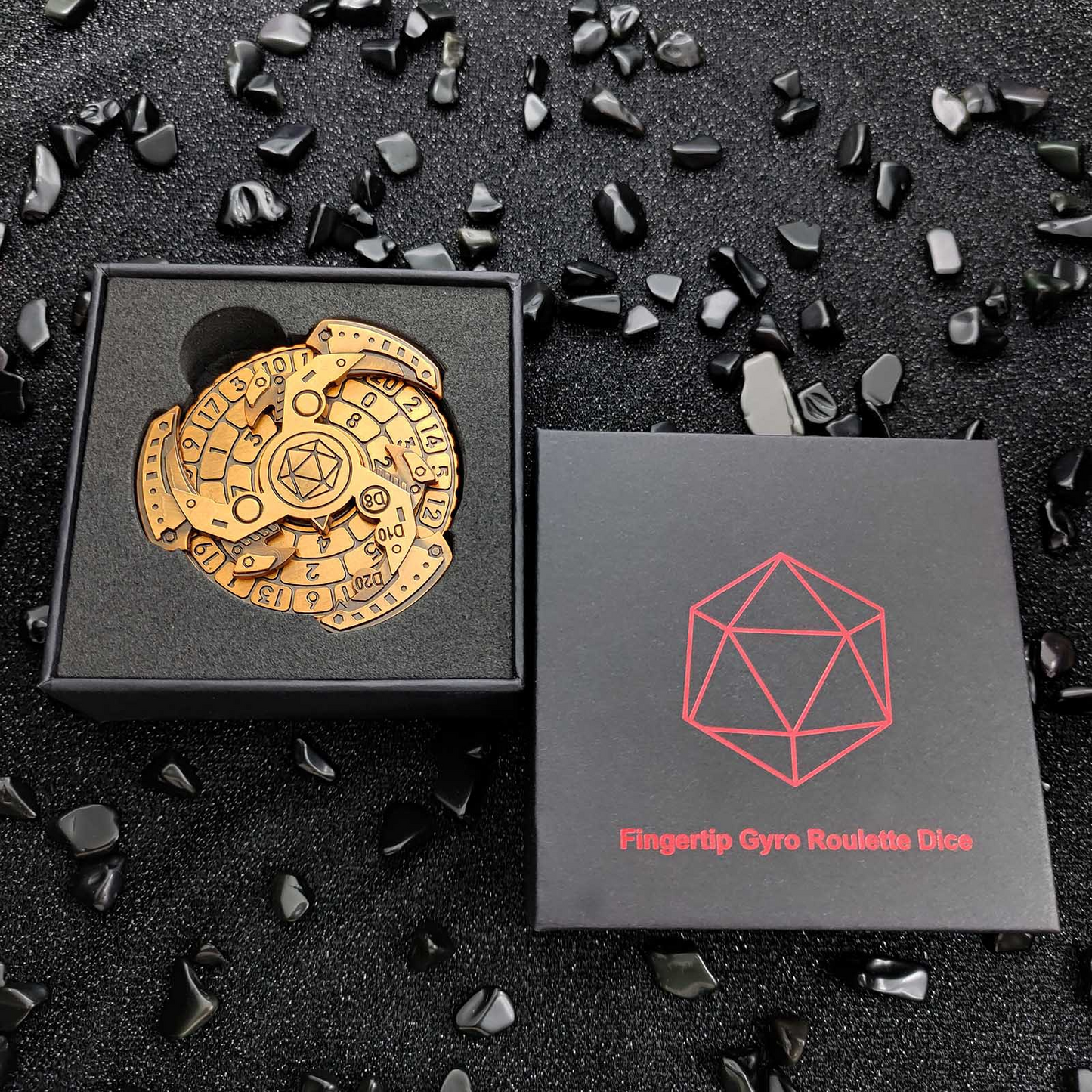 Hellohobot - Dungeons and Dragons Metal Dice Spinner