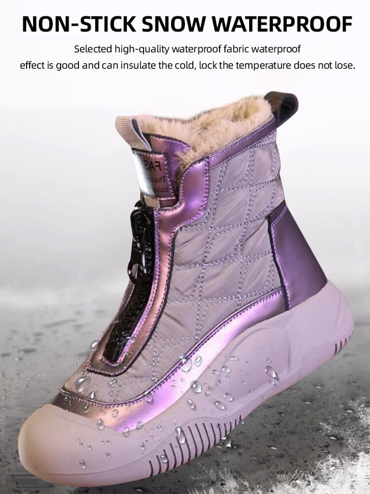 Hellohobot - Padded Boots Made From Thickened Leather