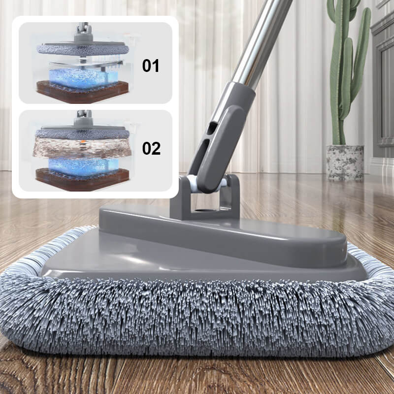 🔥LAST DAY 55% OFF🎁Self-cleaning dry spin mop
