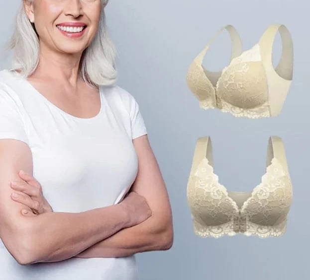 Hellohobot - Front Closure 5D Shaping Push Up Bra