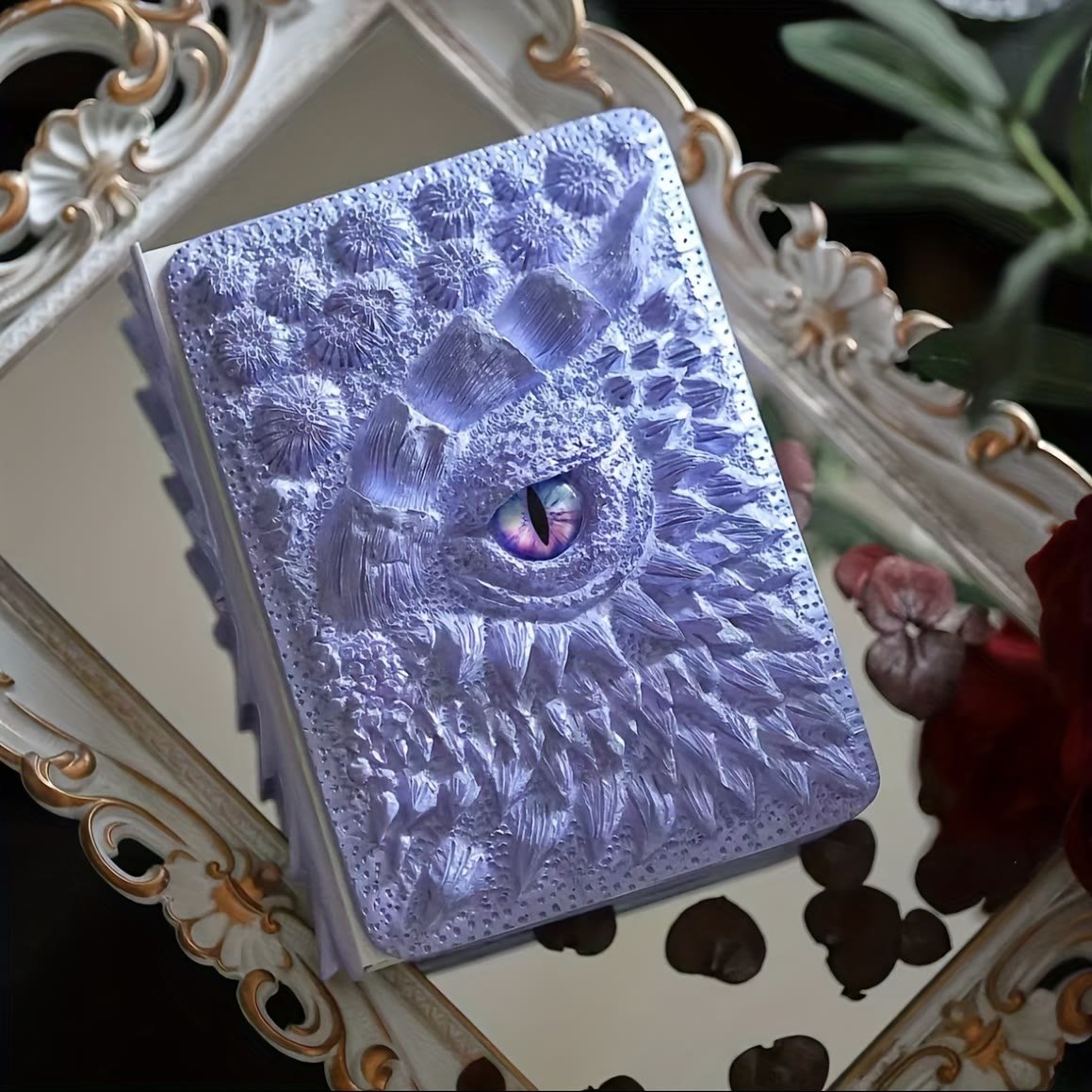 Hellohobot - Dragon Eye 3D Embossed Journal - Handmade Resin Engraved Notebook