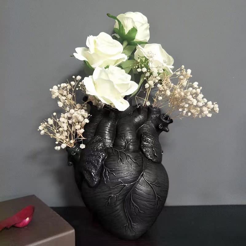 Hellohobot - White Heart Irregular Creative Art Vase