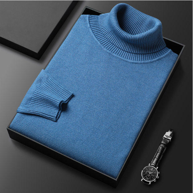 Hellohobot - Men's Solid Color Premium Cashmere Sweater