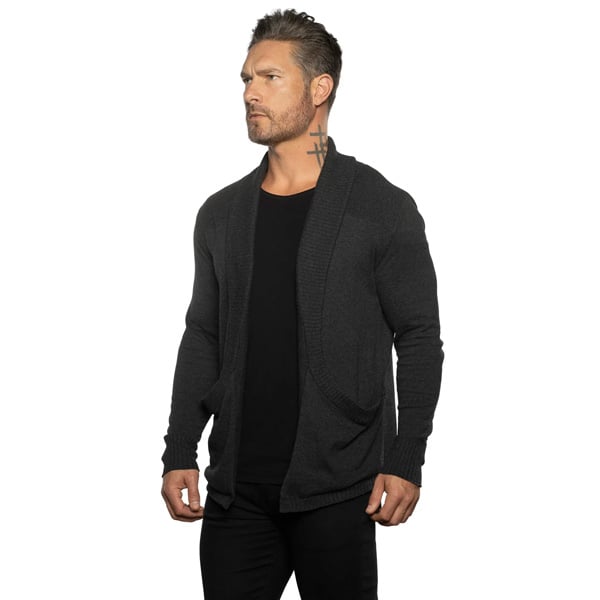 Hellohobot - Men's Slim Cardigans With Bags