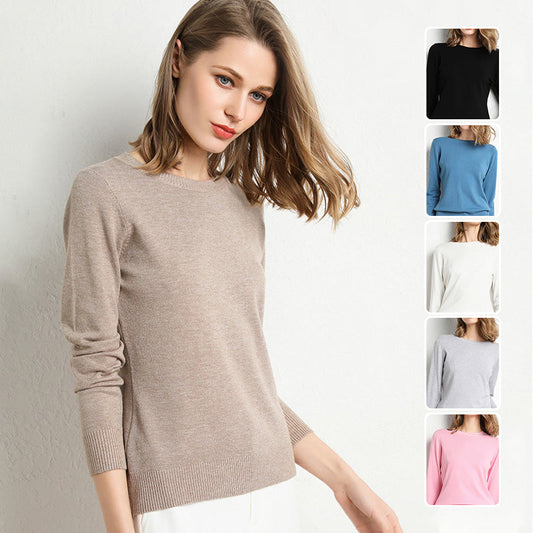 🔥Hot Sale 49% OFF🔥Faux Cashmere Crew Neck Sweater