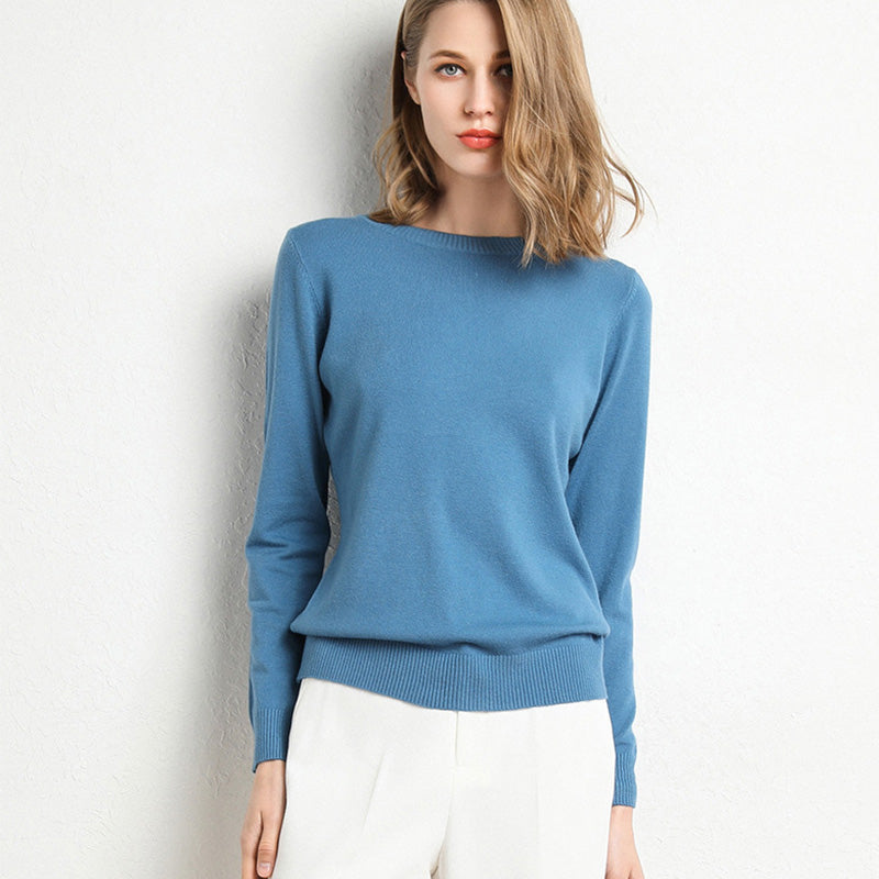 🔥Hot Sale 49% OFF🔥Faux Cashmere Crew Neck Sweater