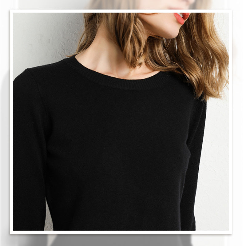 🔥Hot Sale 49% OFF🔥Faux Cashmere Crew Neck Sweater