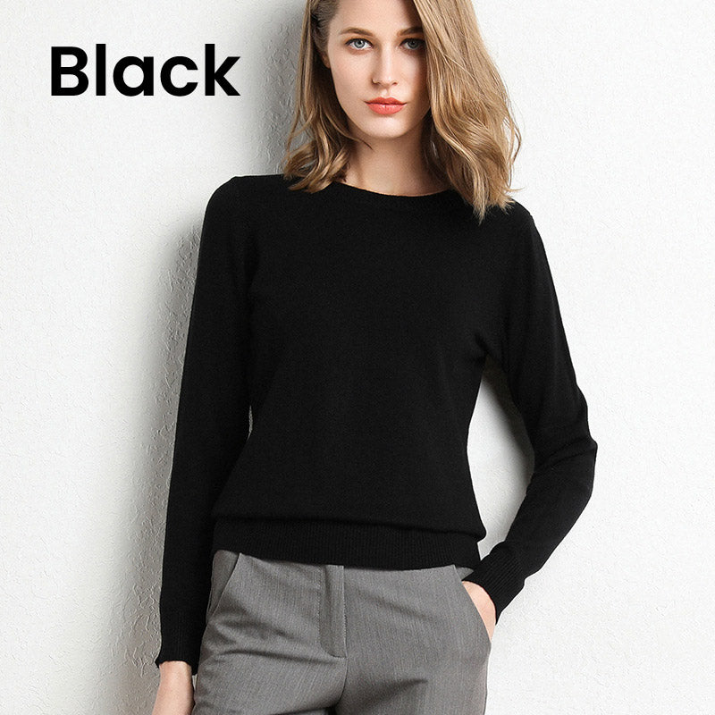 🔥Hot Sale 49% OFF🔥Faux Cashmere Crew Neck Sweater