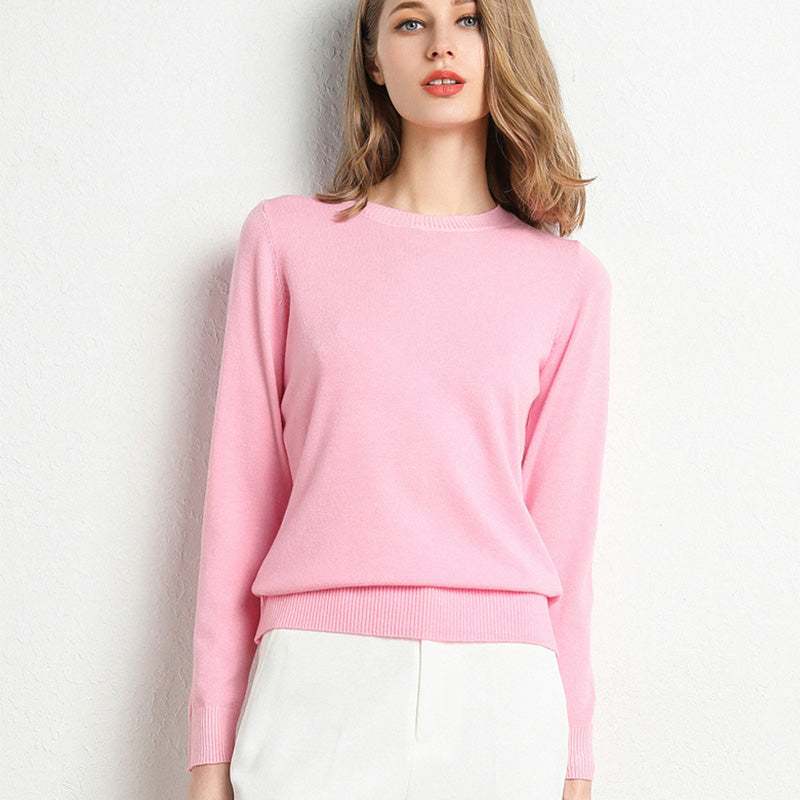 🔥Hot Sale 49% OFF🔥Faux Cashmere Crew Neck Sweater