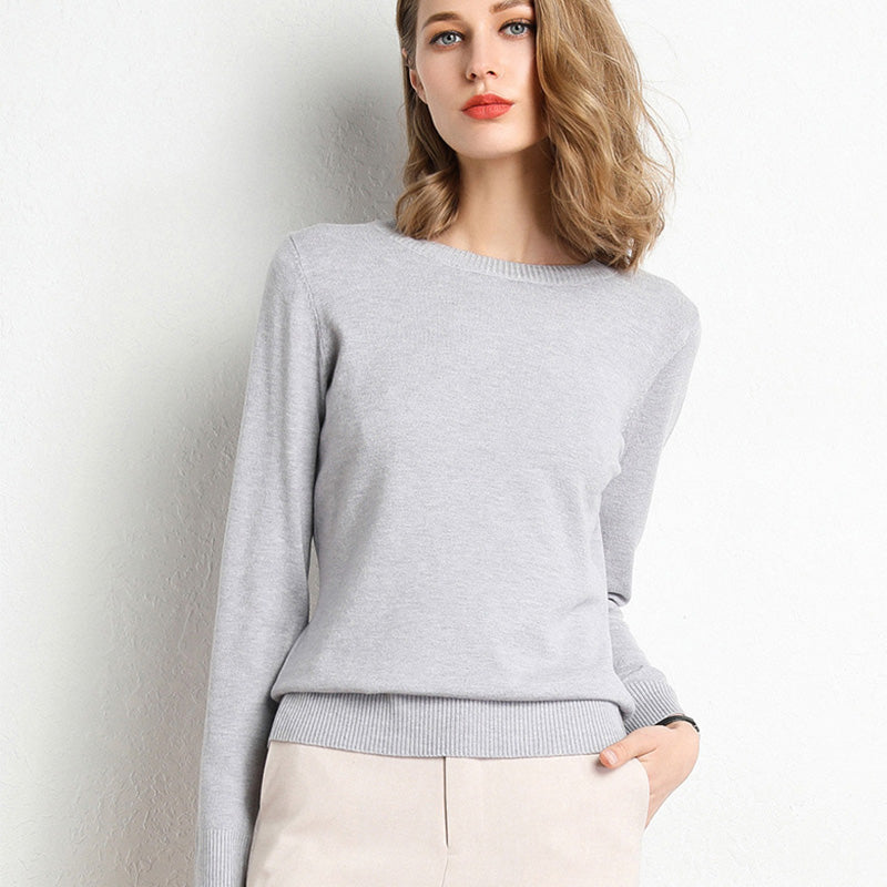 🔥Hot Sale 49% OFF🔥Faux Cashmere Crew Neck Sweater