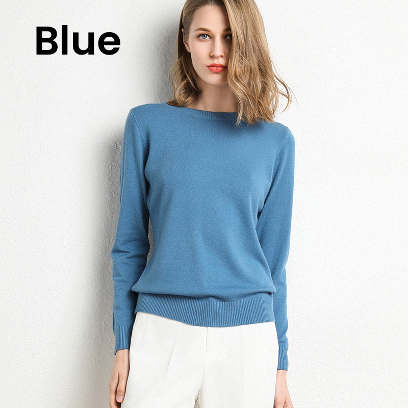 🔥Hot Sale 49% OFF🔥Faux Cashmere Crew Neck Sweater