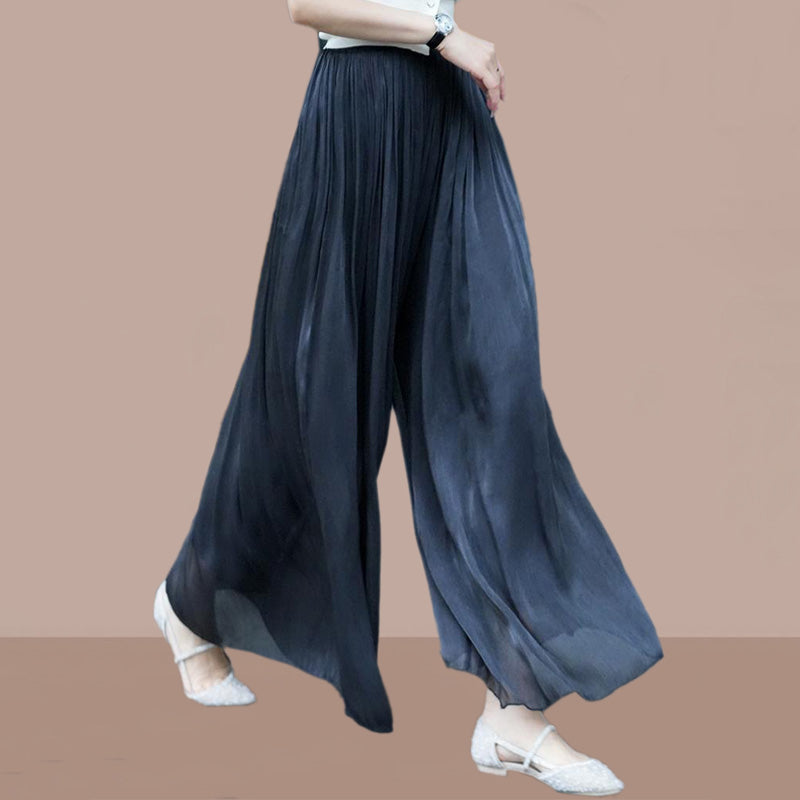 👗Special offer this week - Glazed Ice Silk Floor-Length Wide-Leg Culottes