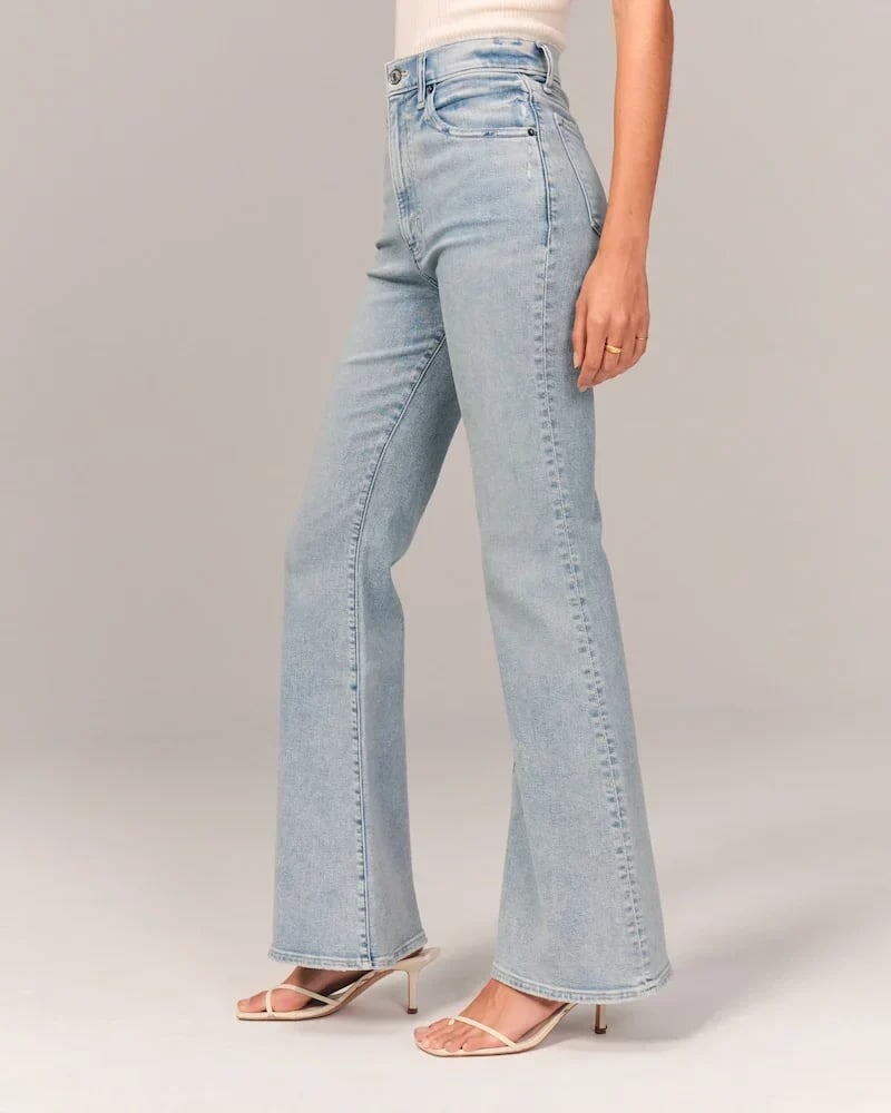 Hellohobot - Ultra High Rise Stretch Flare Jean