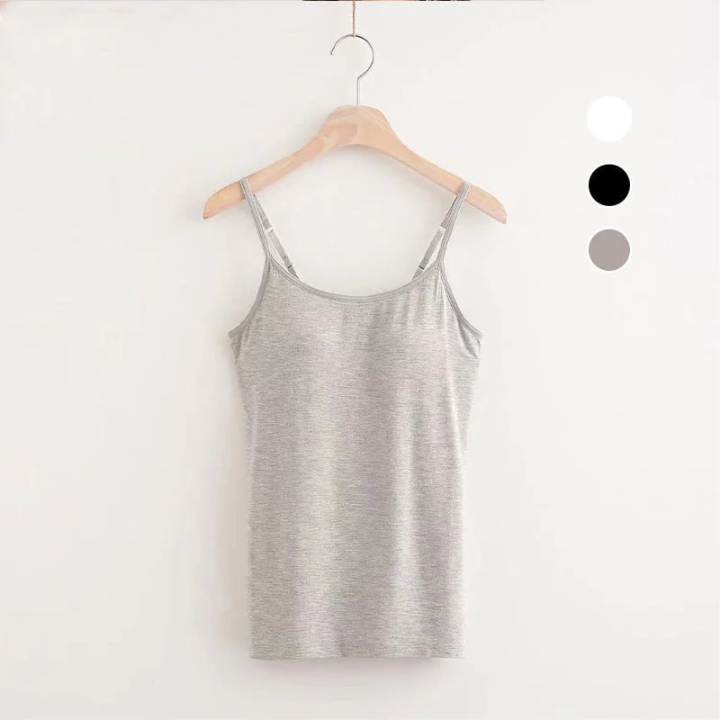 (🎁2024-Christmas Hot Sale🎁)Loose-fitting Tank Top With Built-in Bra