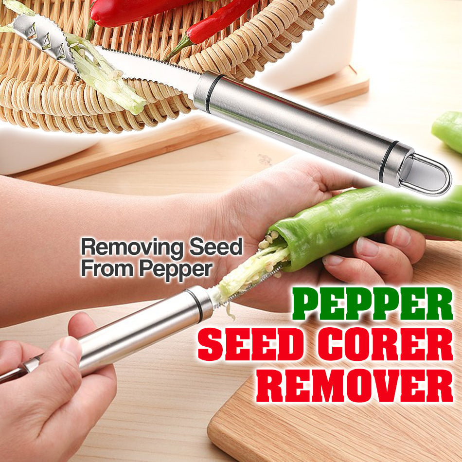 (🔥Last Day Promotion- Buy 5 get 3) Pepper Seed Corer Remover