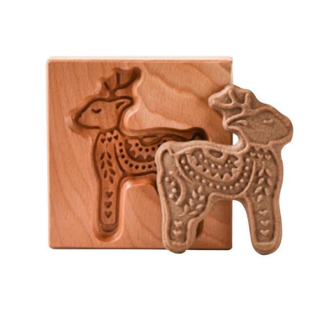 (🎁Last day limited sale - 52% off🎁)Wood patterned Cookie cutter - Embossing Mold For Cookies