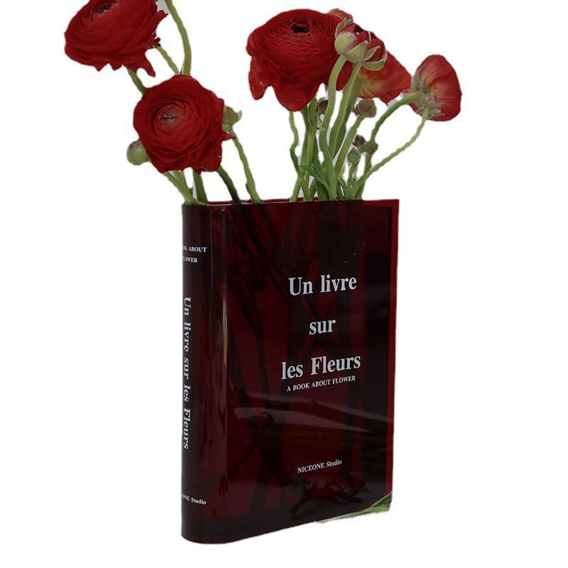 💕Books About Flowers - Book Vase💥 Buy 2 get 1 free(3PCS)