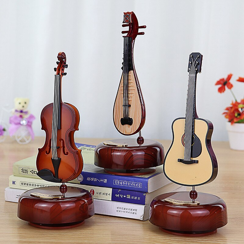 Classical musical instrument octave to violin music box