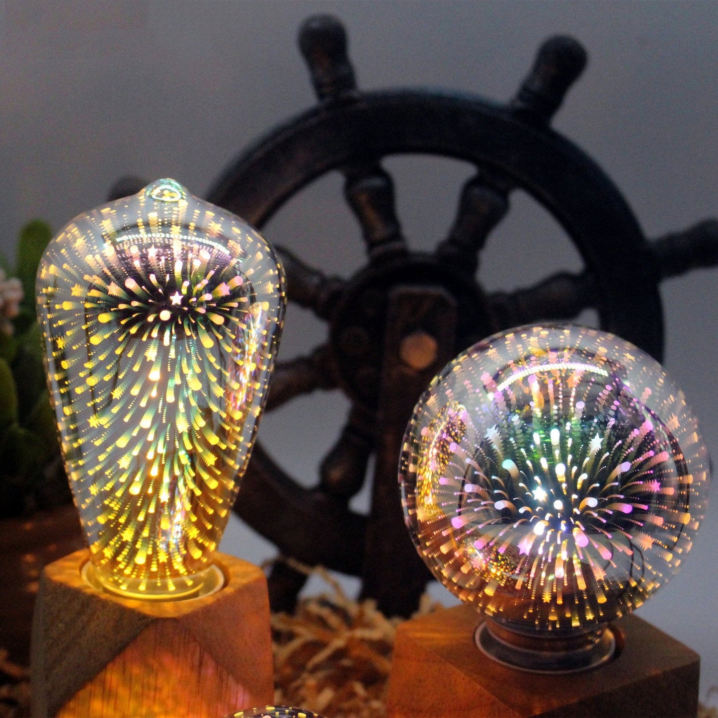 🌈💡SUMMER SALE 50% OFF💎3D Fireworks LED Light Bulb