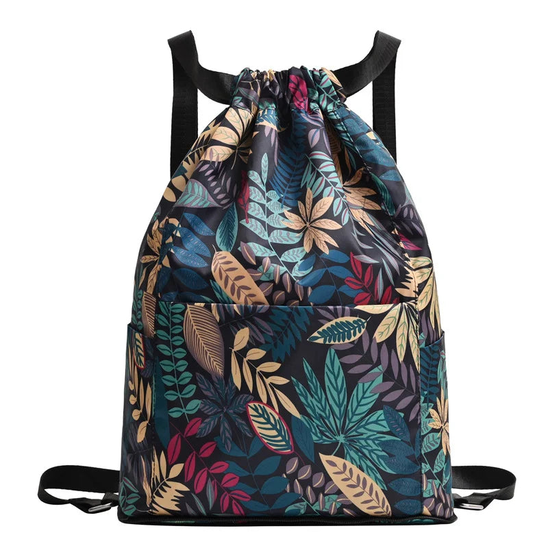 🔥Last Day 50% OFF - Drawstring Foldable Large Capacity Dry-wet Separation Travel Sports Backpack🔥