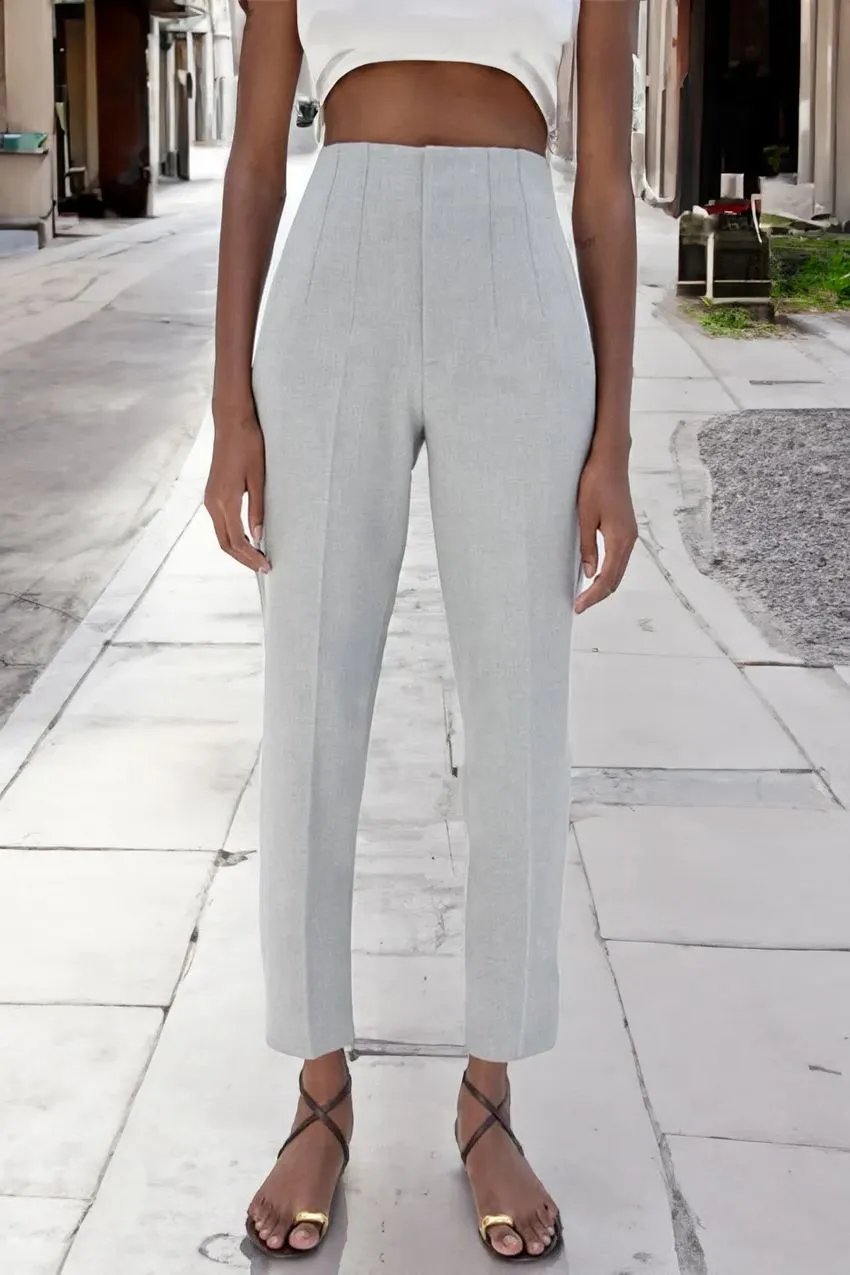 Tailored Pleat High Waist Pants(Buy 2 Free Shipping)