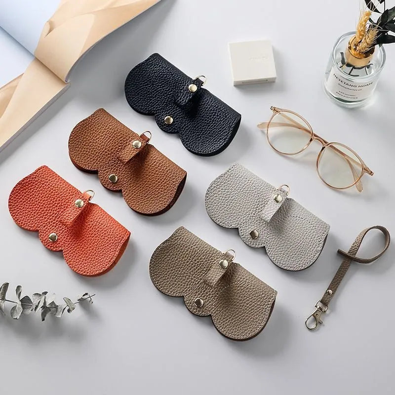 🎁Soft Leather Sunglasses Bag