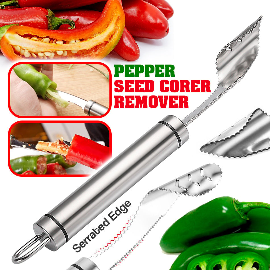 (🔥Last Day Promotion- Buy 5 get 3) Pepper Seed Corer Remover