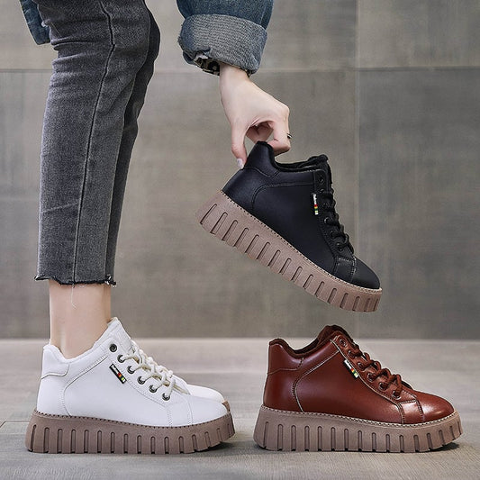 【Final Day 50% Off】- Fashion Forward Chunky Sole Ankle Boots